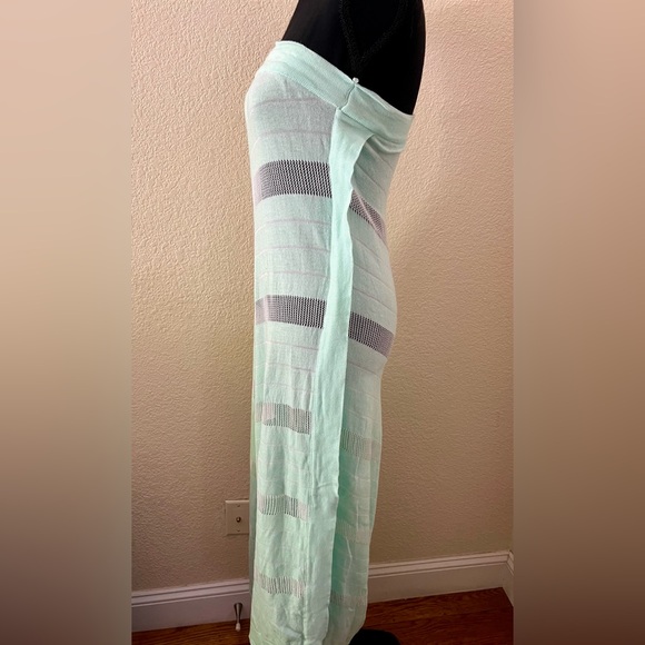 Ioanna Kourbela Mint Green Strapless Knit Jumpsuit Size Small - Picture 12 of 15